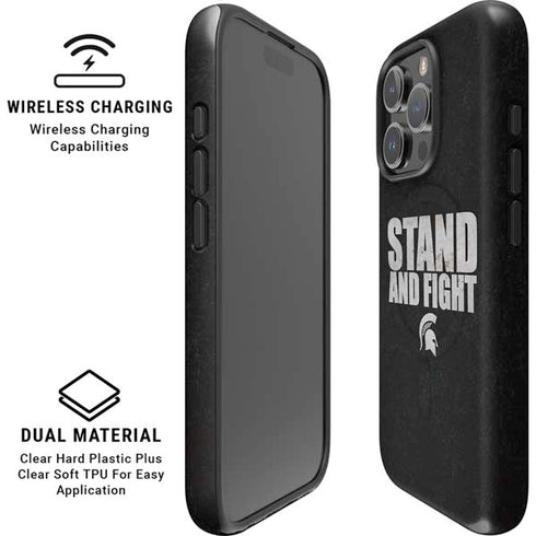 Michigan State University Stand and Fight iPhone 16 Pro Magsafe Impact Case