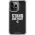 Michigan State University Stand and Fight iPhone 16 Pro Max Clear Case
