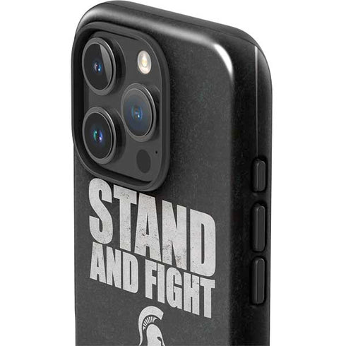 Michigan State University Stand and Fight iPhone 16 Pro Max Impact Case