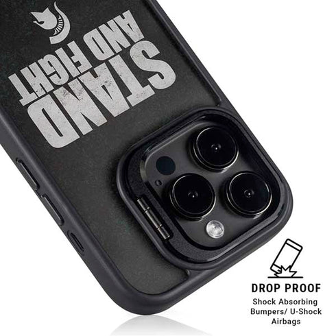 Michigan State University Stand and Fight iPhone 16 Pro Max Kickstand Case