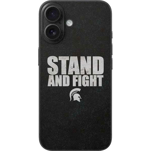 Michigan State University Stand and Fight iPhone 16 Skin