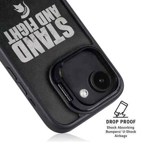 Michigan State University Stand and Fight iPhone 16e Kickstand Case