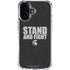 Michigan State University Stand and Fight iPhone 17 Clear Case