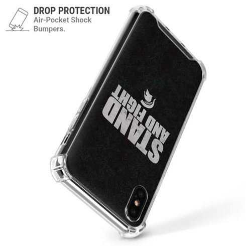 Michigan State University Stand and Fight iPhone X/XS Clear Case