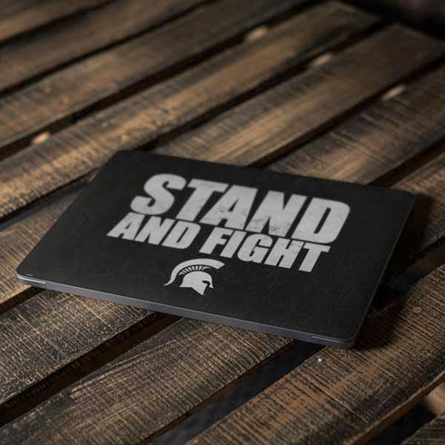 Michigan State University Stand and Fight Apple MacBook Air Skin