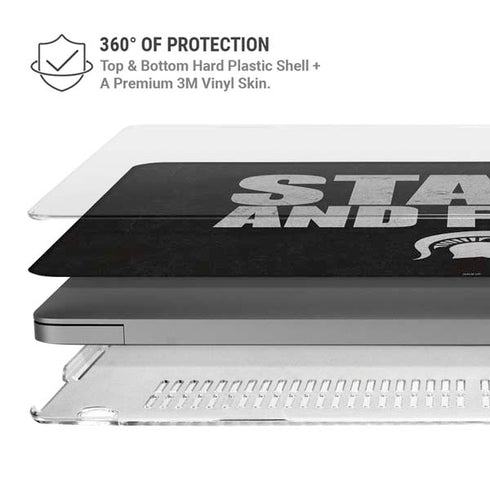 Michigan State University Stand and Fight MacBook Pro 14in (2021-24) Case plus Skin