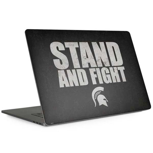 Michigan State University Stand and Fight MacBook Skins
