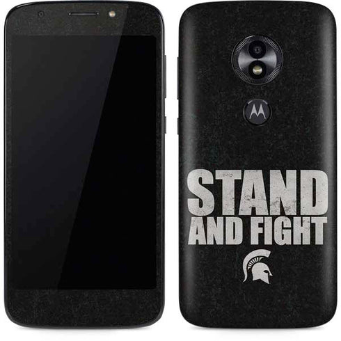Michigan State University Stand and Fight Moto E5 Play Skin