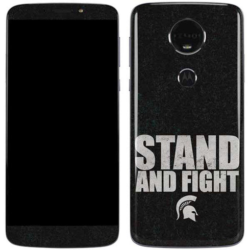 Michigan State University Stand and Fight Moto E5 Plus Skin