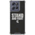 Michigan State University Stand and Fight Moto G 5G (2025) Clear Case