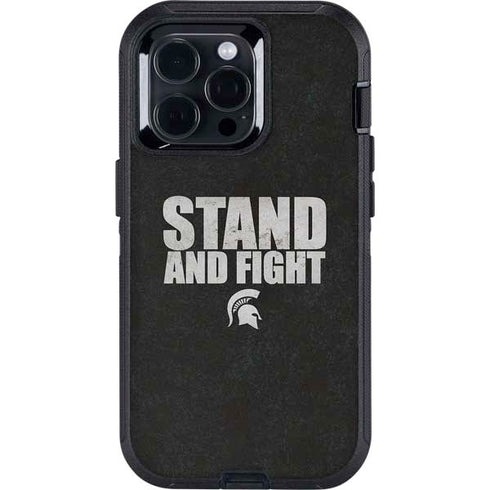 Michigan State University Stand and Fight Otterbox Defender iPhone Skin