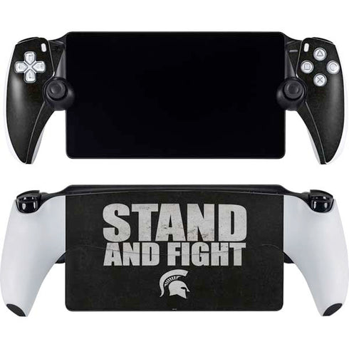 Michigan State University Stand and Fight PlayStation Portal Remote Player Skin