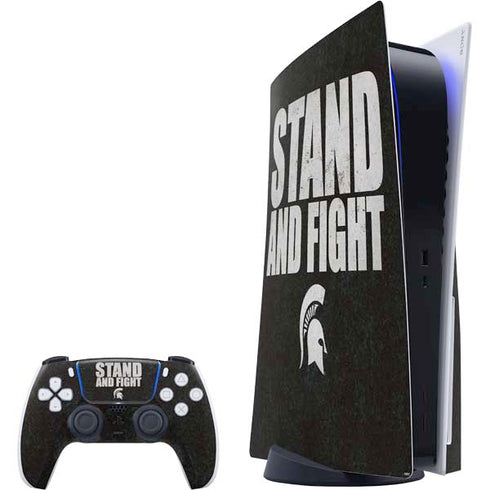 Michigan State University Stand and Fight PlayStation PS5 Skins