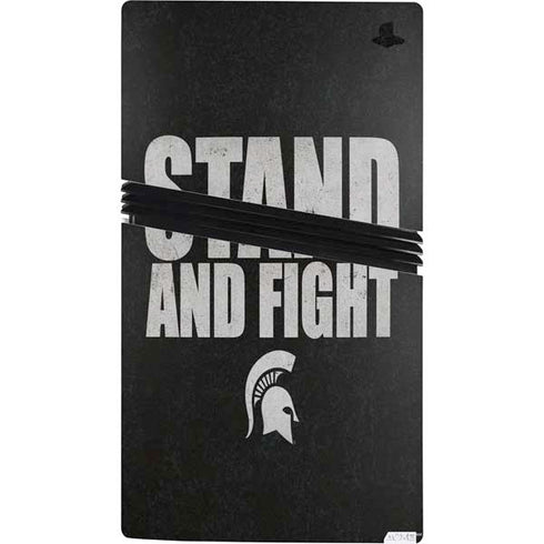 Michigan State University Stand and Fight PS5 Pro Bundle Skin