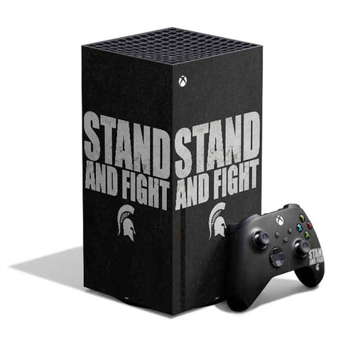 Michigan State University Stand and Fight XBox Series X Digital Edition Bundle Skin