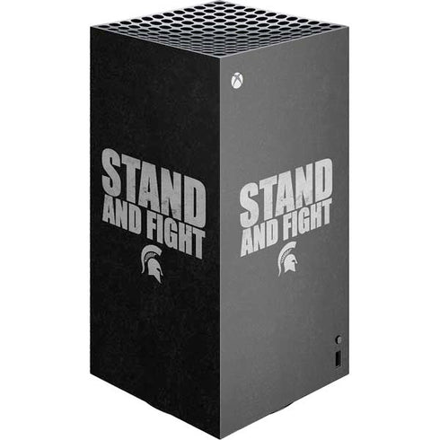 Michigan State University Stand and Fight XBox Series X Digital Edition Console Skin