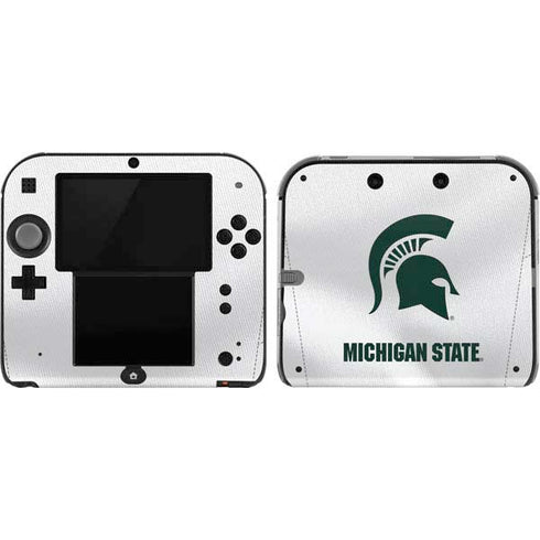 Michigan State University White Jersey Nintendo 2DS Skin