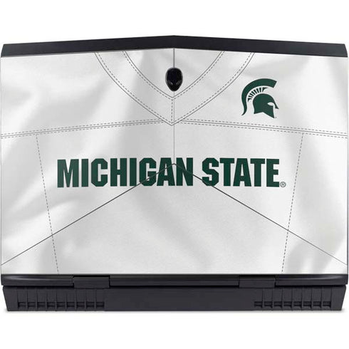 Michigan State University White Jersey Dell Alienware Skin