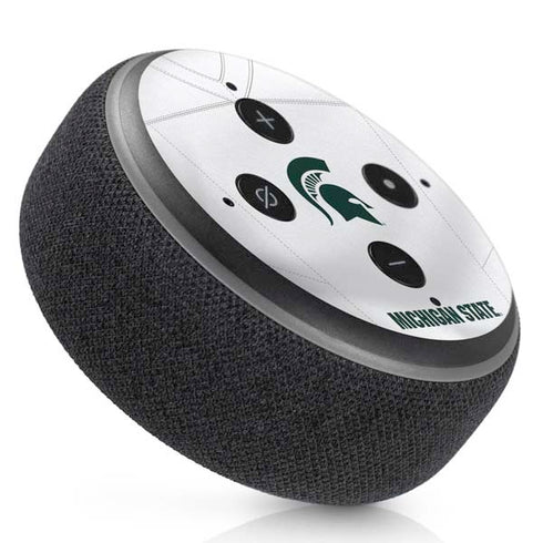 Michigan State University White Jersey Amazon Echo Dot Skin