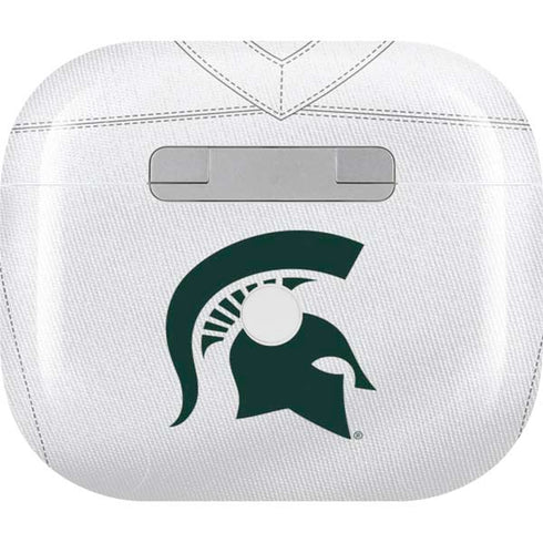 Michigan State University White Jersey Apple AirPods (3rd Gen 2021) Skin