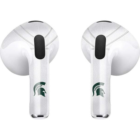 Michigan State University White Jersey Apple AirPods (3rd Gen 2021) Skin