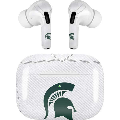 Michigan State University White Jersey Apple AirPods Pro Skin