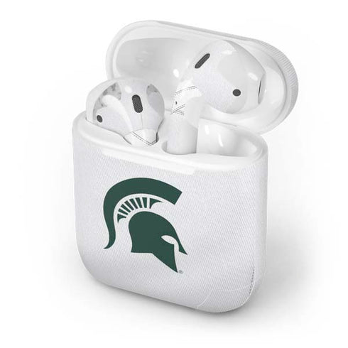 Michigan State University White Jersey Apple AirPods Skin
