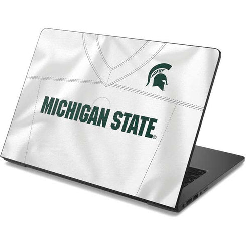 Michigan State University White Jersey Dell Chromebook Skin