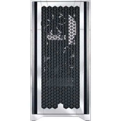Michigan State University White Jersey Corsair 4000D Tempered Glass Mid-Tower ATX Case Skin