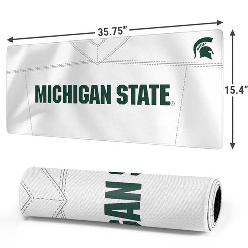 Michigan State University White Jersey Gaming Mouse Pad