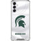 Michigan State University White Jersey Gabb Phone 4 Clear Case