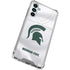 Michigan State University White Jersey Gabb Phone 4 Clear Case