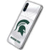 Michigan State University White Jersey Galaxy A10e Clear Case