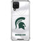 Michigan State University White Jersey Galaxy A12 Clear Case
