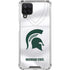 Michigan State University White Jersey Galaxy A12 Clear Case
