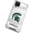 Michigan State University White Jersey Galaxy A12 Clear Case