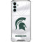 Michigan State University White Jersey Galaxy A13 5G Clear Case