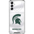Michigan State University White Jersey Galaxy A14 5G Clear Case