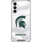 Michigan State University White Jersey Galaxy A16 5G Clear Case
