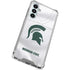 Michigan State University White Jersey Galaxy A16 5G Clear Case