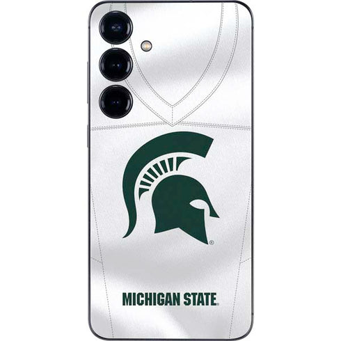 Michigan State University White Jersey Galaxy A16 5G Skin
