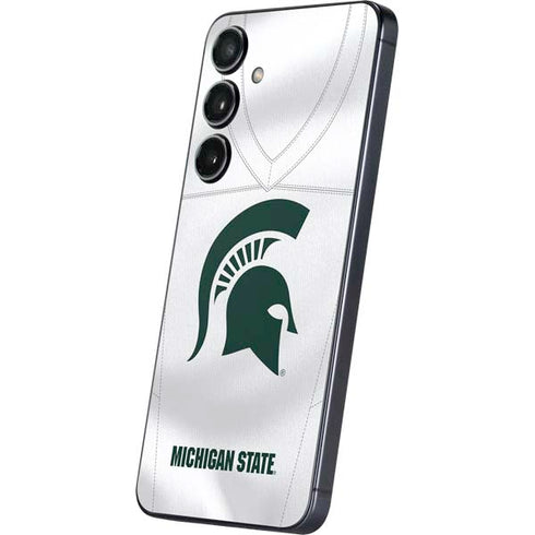 Michigan State University White Jersey Galaxy A16 5G Skin