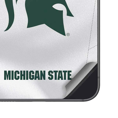 Michigan State University White Jersey Galaxy A16 5G Skin