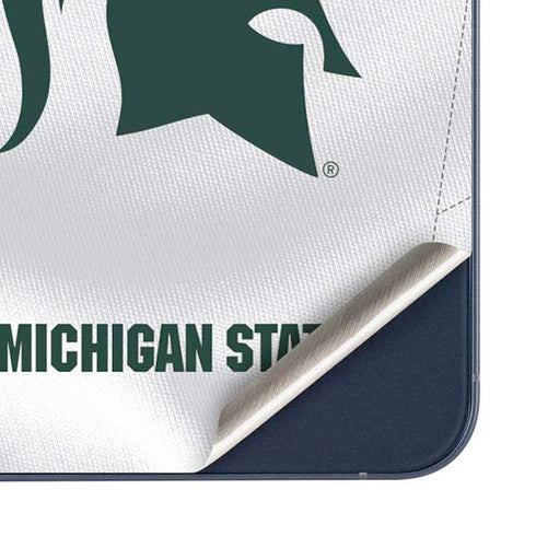 Michigan State University White Jersey Galaxy A35 5G Skin