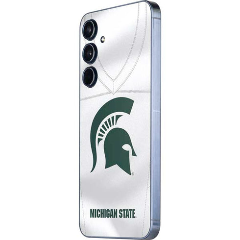 Michigan State University White Jersey Galaxy A36 5G Skin