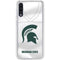 Michigan State University White Jersey Galaxy A50 Clear Case