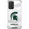 Michigan State University White Jersey Galaxy A52 5G Clear Case