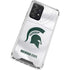 Michigan State University White Jersey Galaxy A52 5G Clear Case