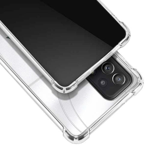 Michigan State University White Jersey Galaxy A52 5G Clear Case