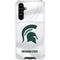 Michigan State University White Jersey Galaxy A54 5G Clear Case
